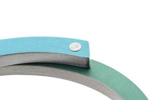 Armband Ovale C-vormen A23B Blauw|Groen