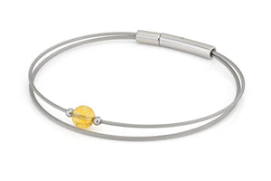Thinking of You edelsteen armband Citrien zilver