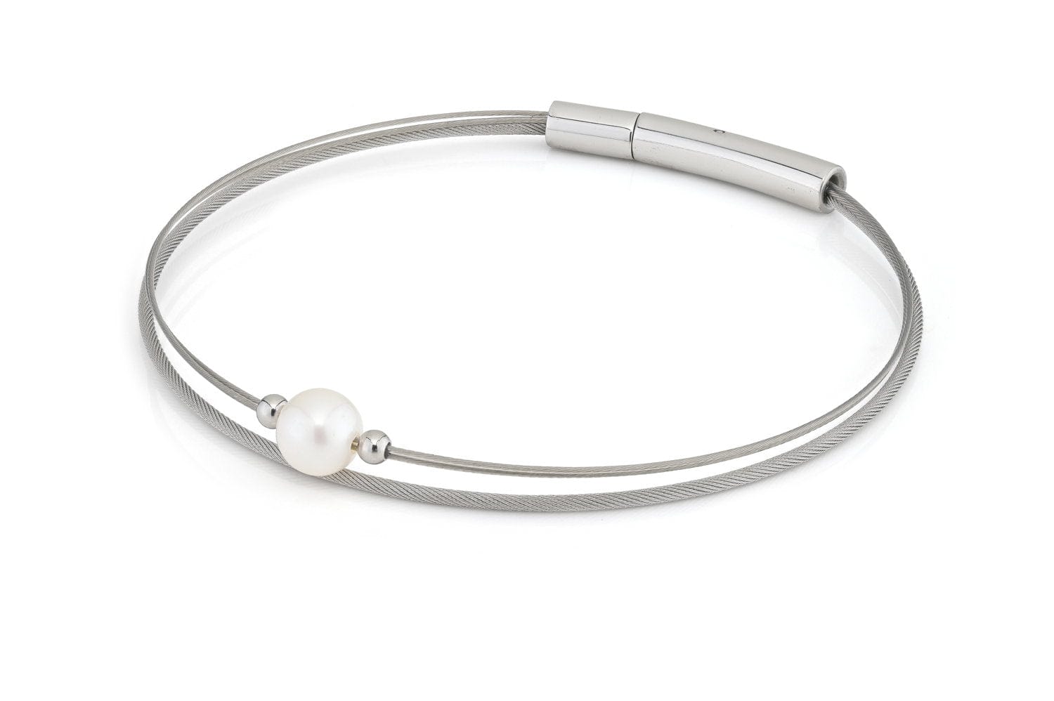 Thinking of You edelsteen armband Parel zilver