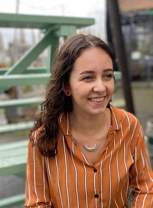 Oorsieraad Kubusjes Groen O28GR